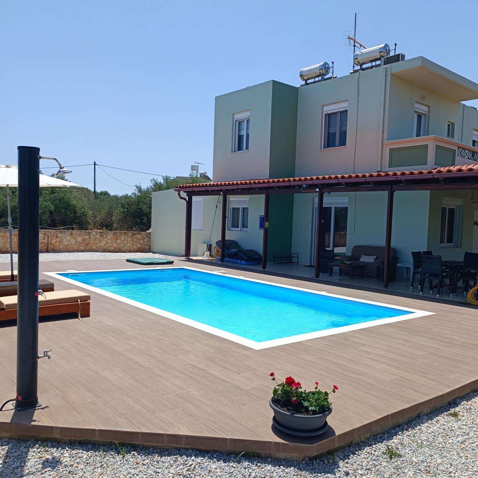 Drosoula Villa 3Bdr Private Swimming Pool Chorafakia Buitenkant foto